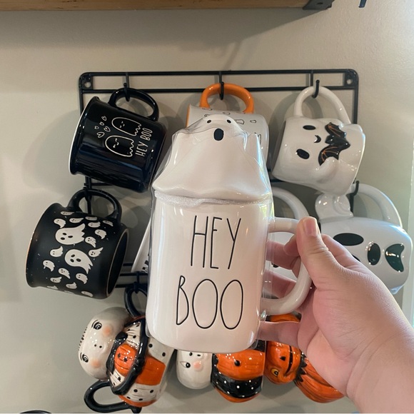 Rae Dunn Hey Boo Ghost Mug - Picture 1 of 3